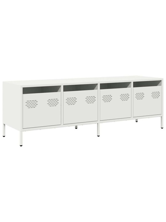 Tv skapītis, balts, 135x39x43,5 cm, auksti velmēts tērauds