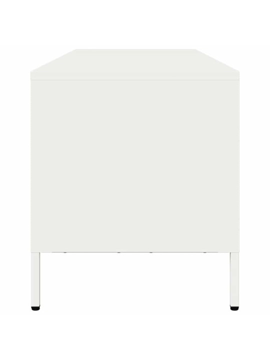 Tv skapītis, balts, 135x39x43,5 cm, auksti velmēts tērauds