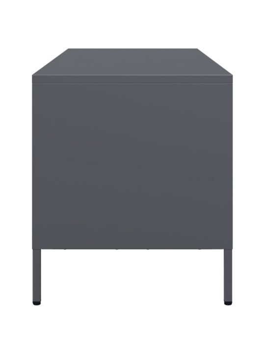 Tv skapītis, pelēks, 68x39x43,5 cm, auksti velmēts tērauds