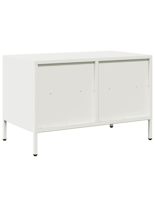 Tv skapītis, balts, 68x39x43,5 cm, auksti velmēts tērauds
