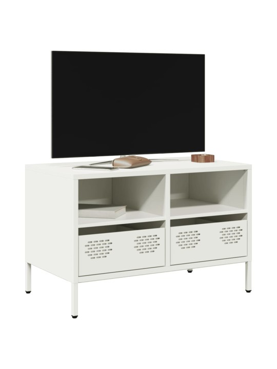 Tv skapītis, balts, 68x39x43,5 cm, auksti velmēts tērauds