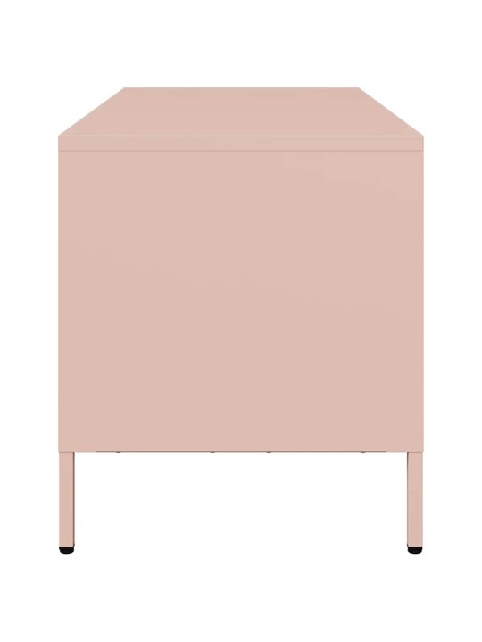 Tv skapītis, rozā, 101,5x39x43,5 cm, auksti velmēts tērauds