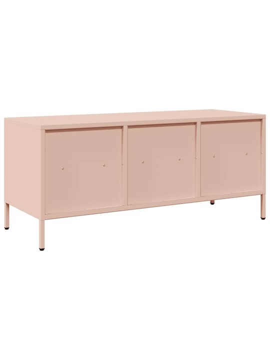 Tv skapītis, rozā, 101,5x39x43,5 cm, auksti velmēts tērauds