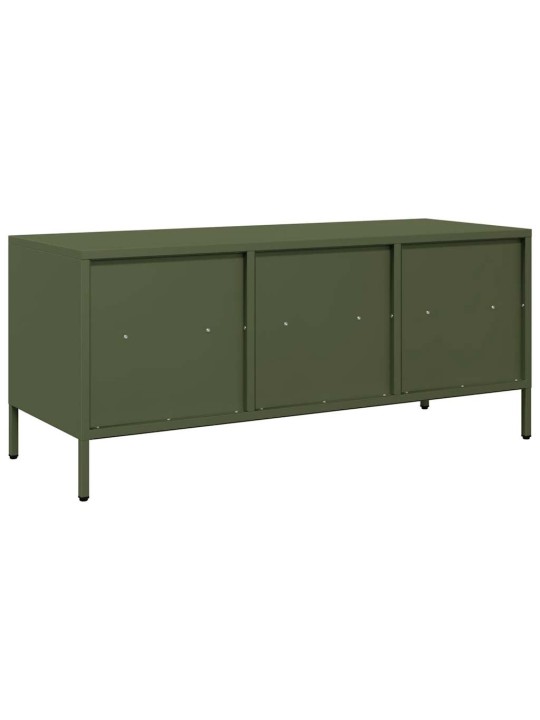 Tv skapītis, zaļš, 101,5x39x43,5 cm, auksti velmēts tērauds