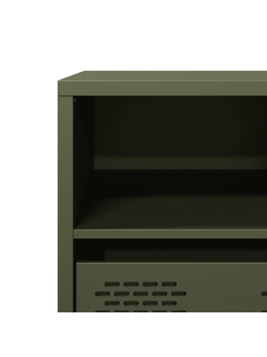 Tv skapītis, zaļš, 101,5x39x43,5 cm, auksti velmēts tērauds