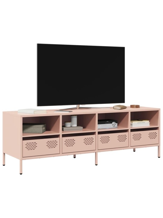 Tv skapītis, rozā, 135x39x43,5 cm, auksti velmēts tērauds