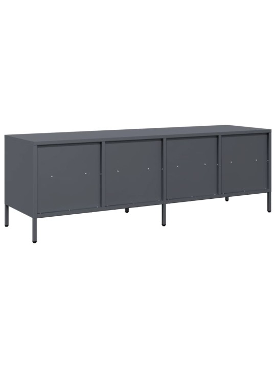 Tv skapītis, pelēks, 135x39x43,5 cm, auksti velmēts tērauds