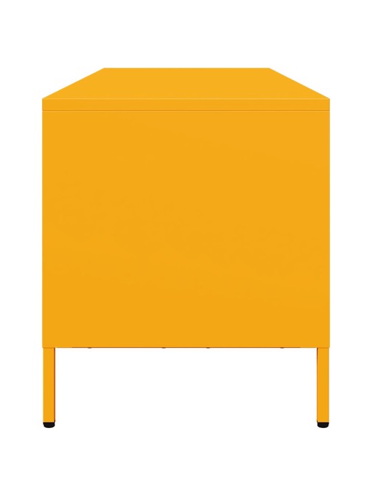 Tv skapītis, dzeltens, 135x39x43,5 cm, auksti velmēts tērauds
