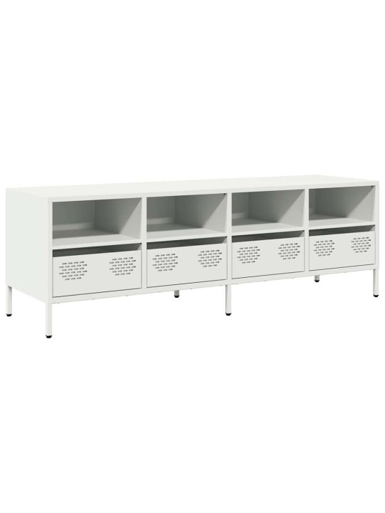 Tv skapītis, balts, 135x39x43,5 cm, auksti velmēts tērauds