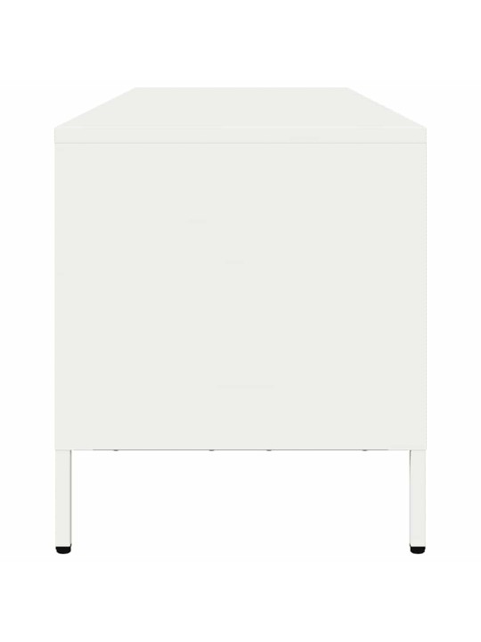 Tv skapītis, balts, 135x39x43,5 cm, auksti velmēts tērauds