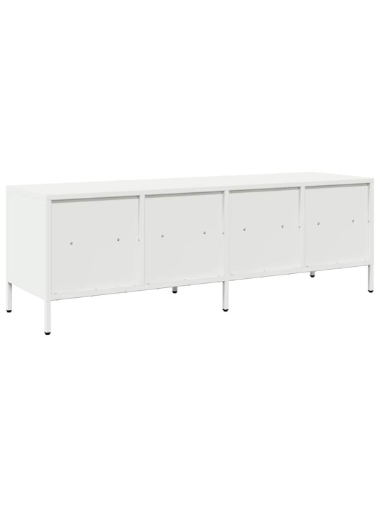 Tv skapītis, balts, 135x39x43,5 cm, auksti velmēts tērauds