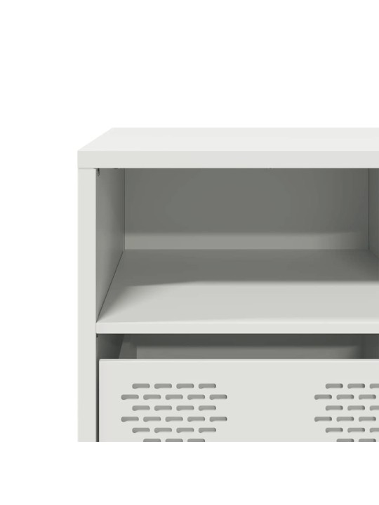 Tv skapītis, balts, 135x39x43,5 cm, auksti velmēts tērauds