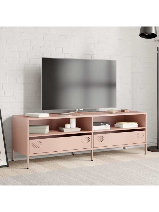 Tv skapītis, rozā, 135x39x43,5 cm, auksti velmēts tērauds