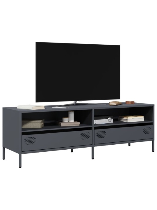 Tv skapītis, pelēks, 135x39x43,5 cm, auksti velmēts tērauds