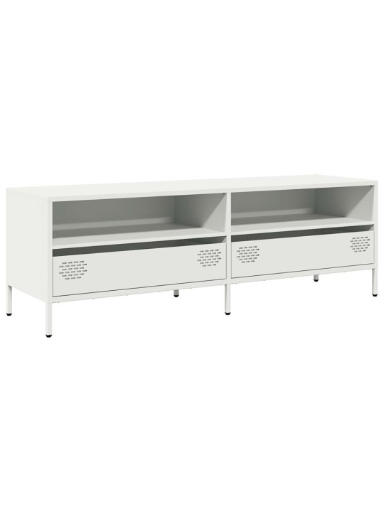 Tv skapītis, balts, 135x39x43,5 cm, auksti velmēts tērauds