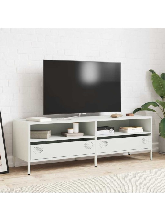 Tv skapītis, balts, 135x39x43,5 cm, auksti velmēts tērauds