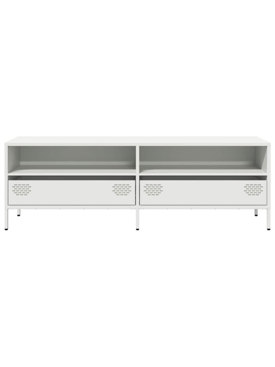 Tv skapītis, balts, 135x39x43,5 cm, auksti velmēts tērauds
