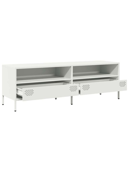 Tv skapītis, balts, 135x39x43,5 cm, auksti velmēts tērauds