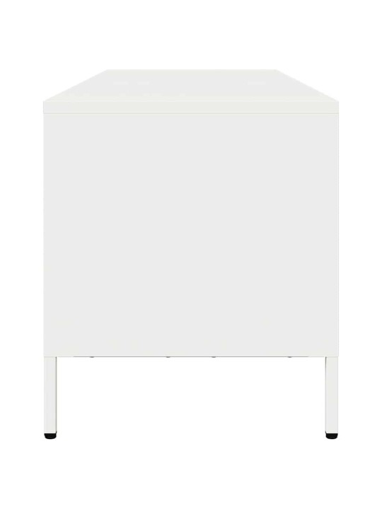 Tv skapītis, balts, 135x39x43,5 cm, auksti velmēts tērauds