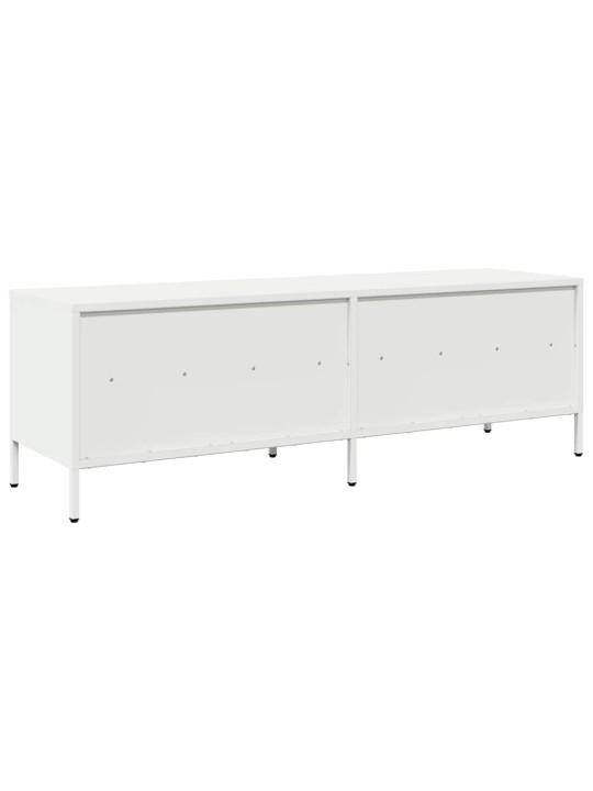Tv skapītis, balts, 135x39x43,5 cm, auksti velmēts tērauds