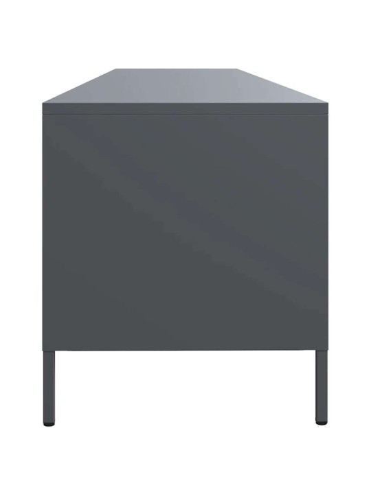 Tv skapītis, pelēks, 202x39x43,5 cm, auksti velmēts tērauds
