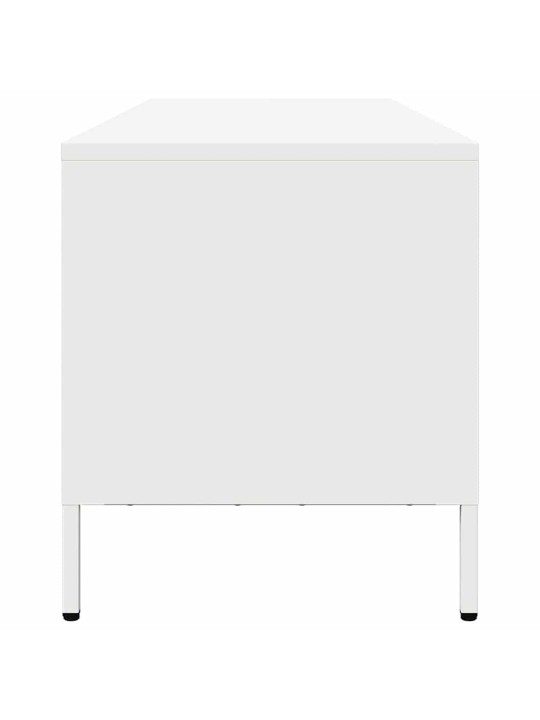 Tv skapītis, balts, 202x39x43,5 cm, auksti velmēts tērauds