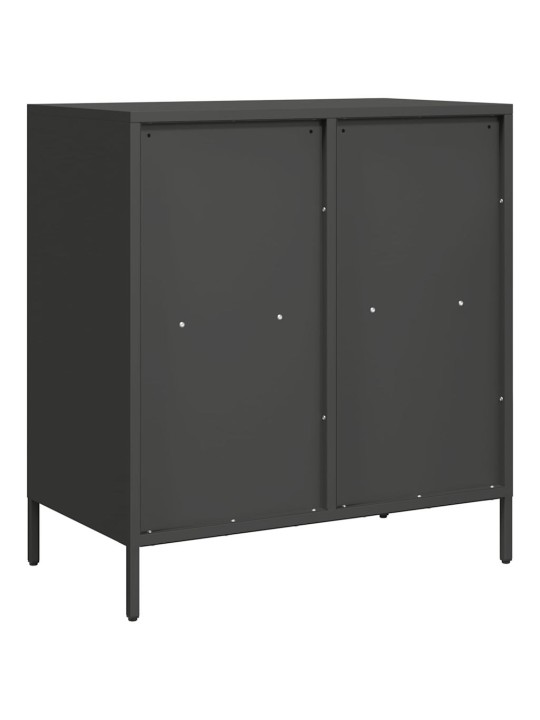 Kumode, melna, 68x39x73,5 cm, auksti velmēts tērauds