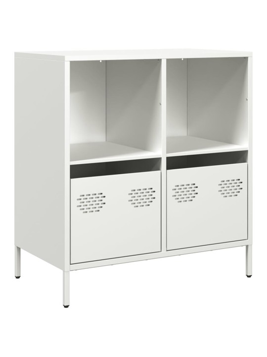 Kumode, balta, 68x39x73,5 cm, auksti velmēts tērauds