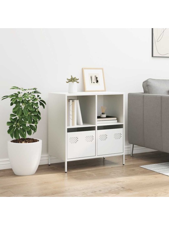 Kumode, balta, 68x39x73,5 cm, auksti velmēts tērauds