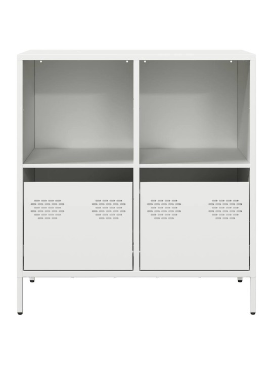 Kumode, balta, 68x39x73,5 cm, auksti velmēts tērauds