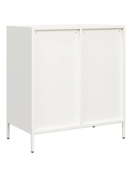 Kumode, balta, 68x39x73,5 cm, auksti velmēts tērauds