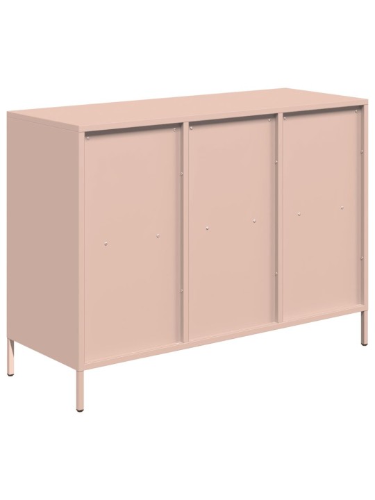 Kumode, rozā, 101,5x39x73,5 cm, auksti velmēts tērauds