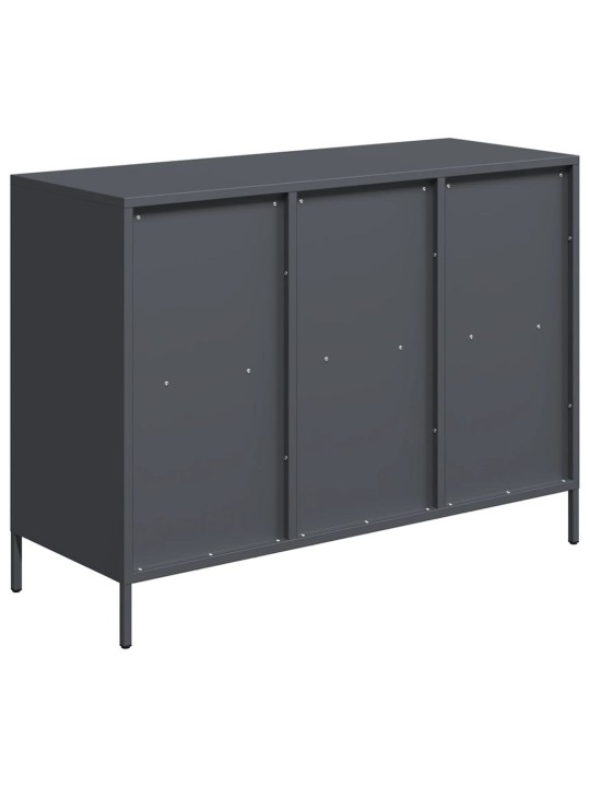 Kumode, antracītpelēka, 101,5x39x73,5cm, auksti velmēts tērauds