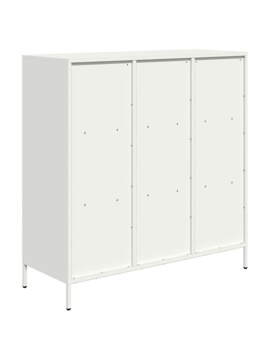 Augstais skapītis, balts, 101,5x39x103,5 cm, tērauds