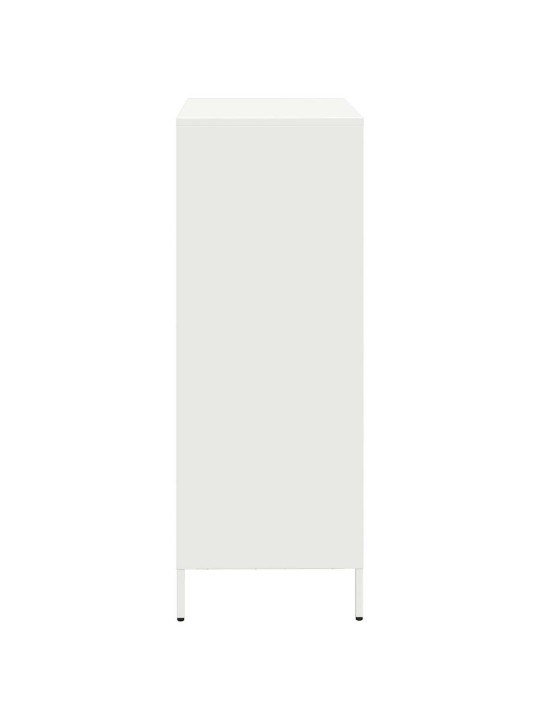 Augstais skapītis, balts, 39x35x103,5 cm, tērauds