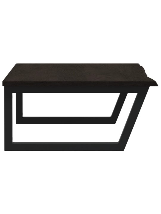 Izlietnes plaukts, stiprināms pie sienas, tērauds, ozola koks