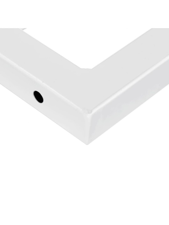 Izlietnes plaukts, stiprināms pie sienas, tērauds, akācija