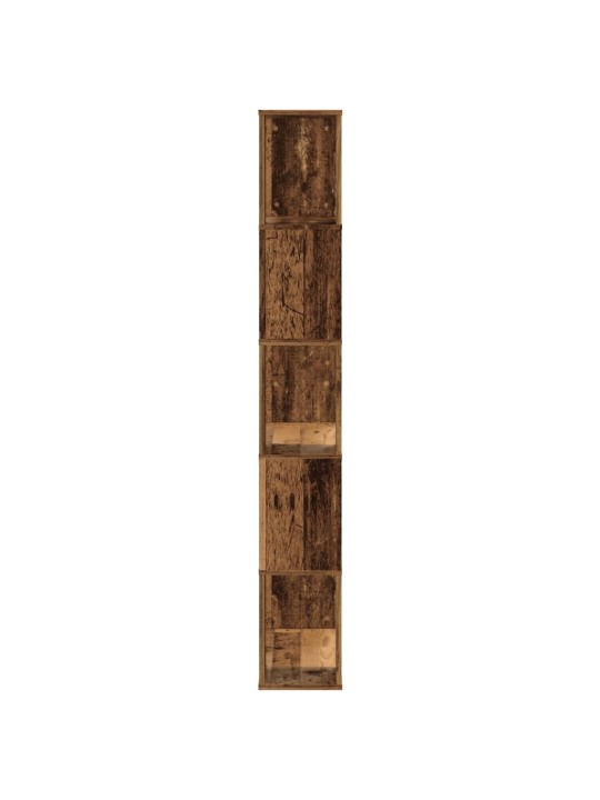 Grāmatu plaukts, 5 līmeņi, koka krāsā, 80,5x23,5x162,5 cm, koks