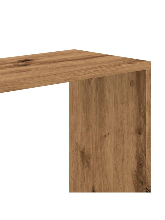 Grāmatu plaukts, 5 līmeņi, koka krāsa, 80,5x23,5x162,5 cm, koks