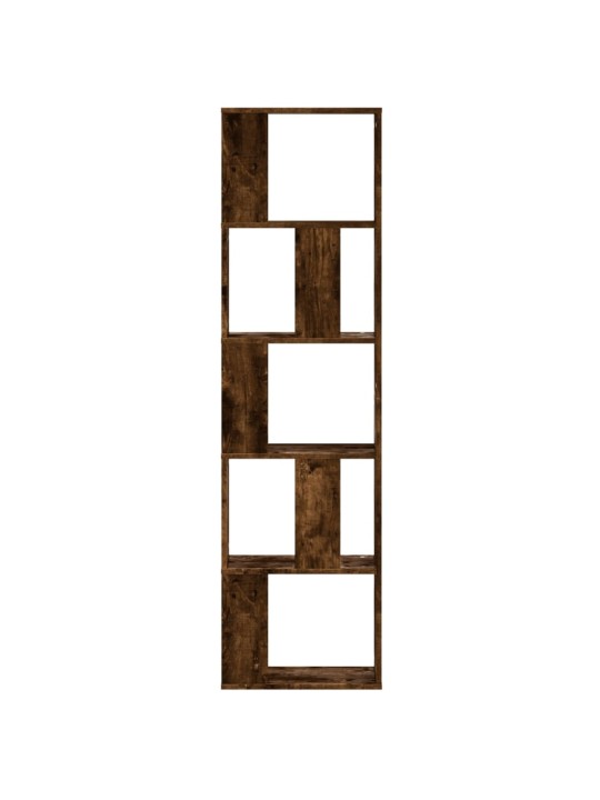 Grāmatu plaukts, 5 līmeņi, ozola krāsa, 45x23,5x162,5 cm, koks