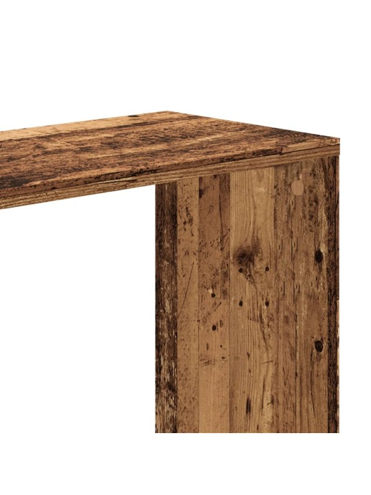 Grāmatu plaukts, 5 līmeņi, koka krāsā, 45x23,5x162,5 cm, koks
