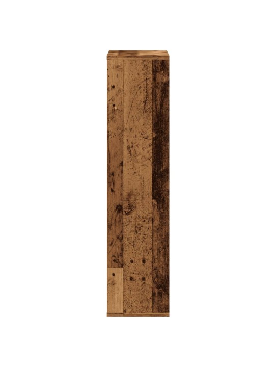 Grāmatu plaukts, koka krāsā, 50x25x105 cm, inženierijas koks