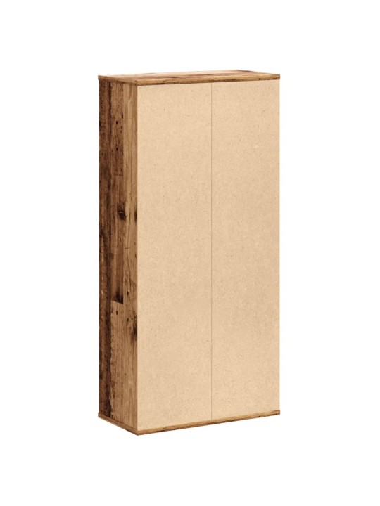 Grāmatu plaukts, koka krāsā, 50x25x105 cm, inženierijas koks