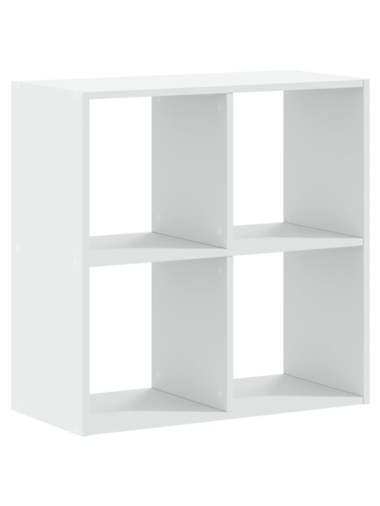 Grāmatu plaukts, balts, 68,5x32x68,5 cm, inženierijas koks
