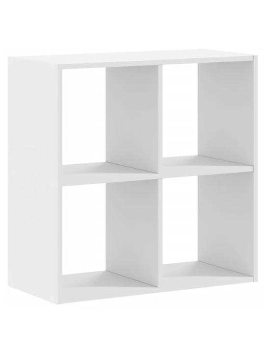 Grāmatu plaukts, balts, 68,5x32x68,5 cm, inženierijas koks