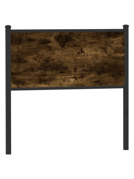 Galvgalis, ozolkoka krāsa, 90 cm, inženierijas koks, tērauds
