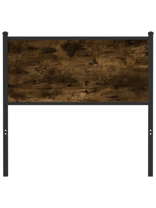 Galvgalis, ozolkoka krāsa, 90 cm, inženierijas koks, tērauds