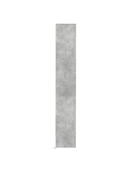 Kumode ar led, betona pelēka, 36x32,5x200 cm, inženierijas koks
