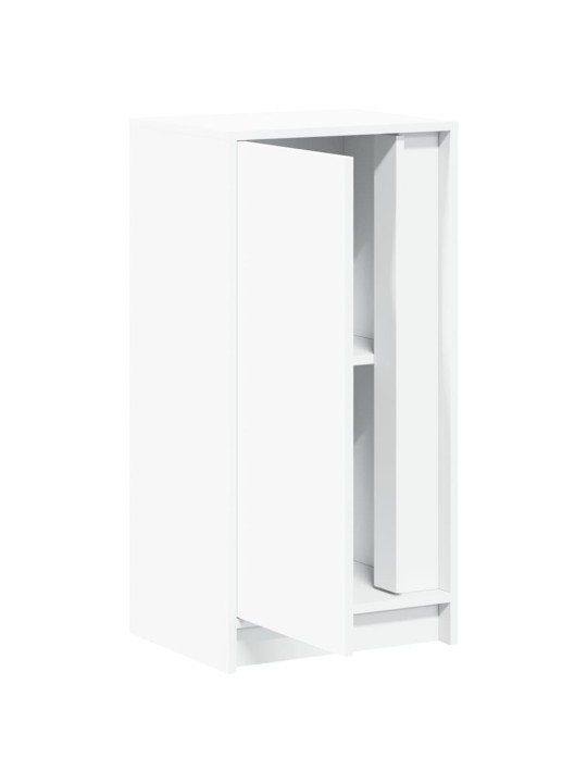 Kumode ar led, balta, 42,5x34x85 cm, inženierijas koks