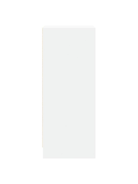 Kumode ar led, balta, 42,5x34x85 cm, inženierijas koks
